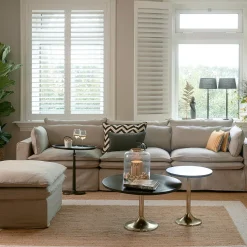 Continental Corner Right, oxford weave, alaskan white