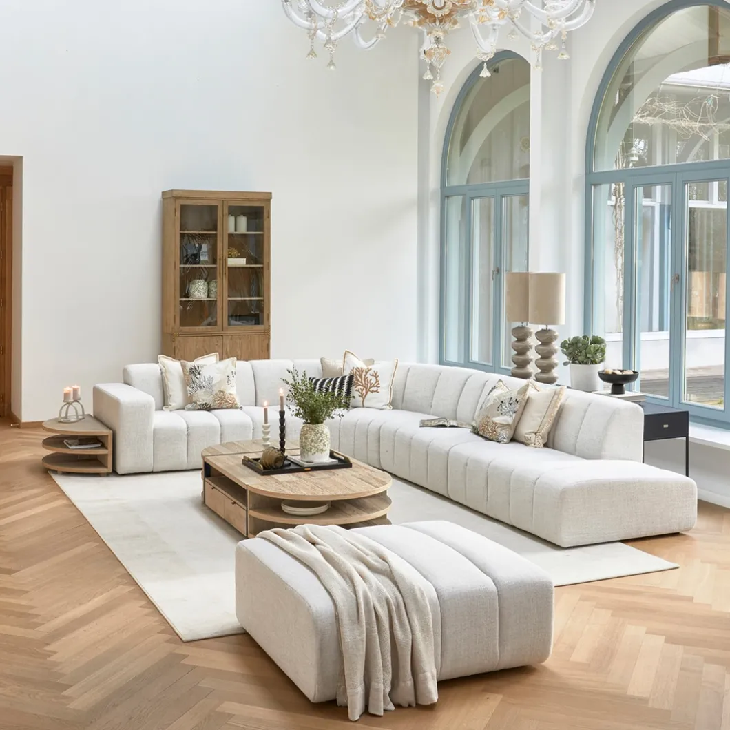 Dazzle Lounger L Antique White