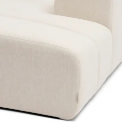Dazzle Lounger Rechts, Soft White