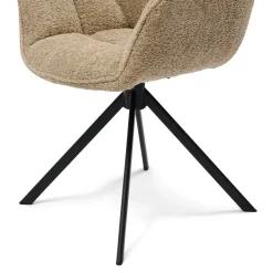 Draaibare eetkamerstoel Carnaby, Soft Walnut