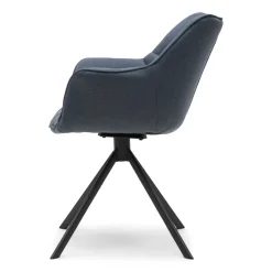 Draaibare Eetkamerstoel Carnaby, Sea Blue