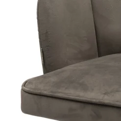 Draaibare Eetkamerstoel Dauphine, Anthracite, Velvet