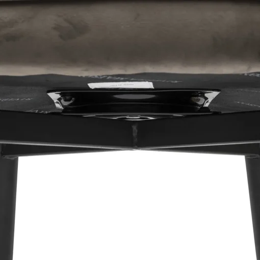 Draaibare Eetkamerstoel Dauphine, Anthracite, Velvet