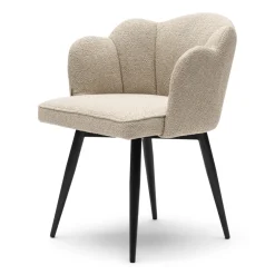Draaibare eetkamerstoel Dauphine, Naturel Grey