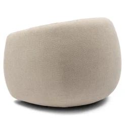 Draaibare fauteuil Leonardo, Naturel