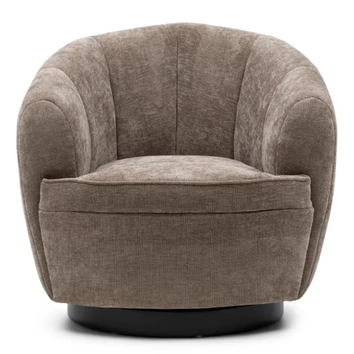 Draaibare fauteuil The Countess, Taupe