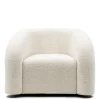 Draaibare fauteuil Vittorio, Wit