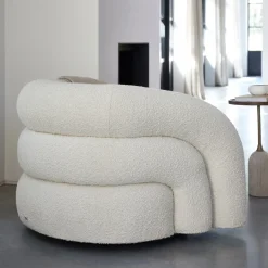Draaibare fauteuil Vittorio, Wit