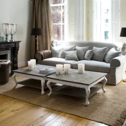 Driftwood Coffee Table, 90x90 cm