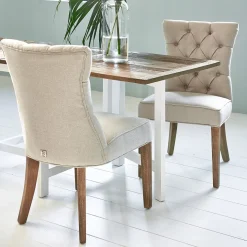 Eetkamerstoel Balmoral, Flanders Flax, Oxford Weave