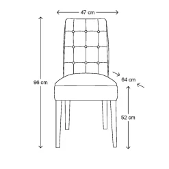 Eetkamerstoel Cape Breton, Coffee, Pellini