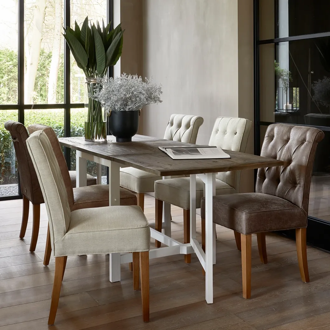 Eetkamerstoel Cape Breton, Flax, Linnen