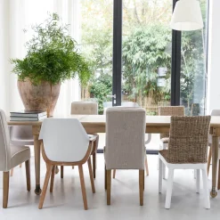 Eetkamerstoel Cape Breton, Flax, Linnen