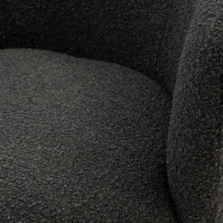 Eetkamerstoel Corralillo Armchair, Beluga, Bouclé