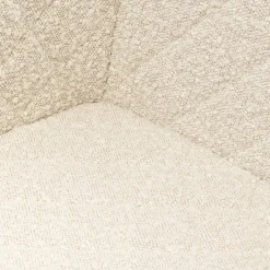 Eetkamerstoel, Frisco Drive, White Sand, Boucle