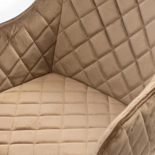 Eetkamerstoel Frisco Drive, Golden Mink, Velvet