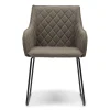 Eetkamerstoel Frisco Drive, Dark Taupe, Belgium Weave
