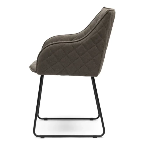 Eetkamerstoel Frisco Drive, Dark Taupe, Belgium Weave