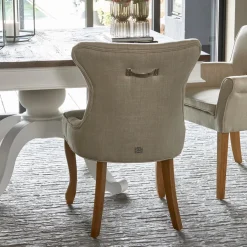 Eetkamerstoel George, Flax, Linnen