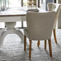 Eetkamerstoel Louise, Fabulous Flax, Mouliné Linen