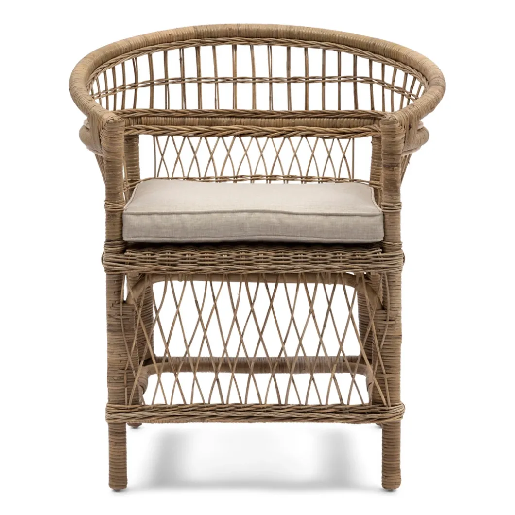 Eetkamerstoel Victoria Falls, Natural, Rattan