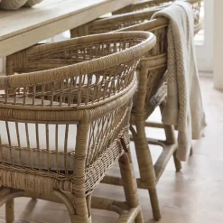 Eetkamerstoel Victoria Falls, Natural, Rattan