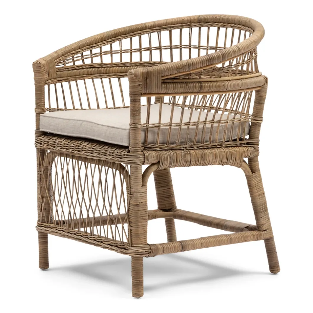 Eetkamerstoel Victoria Falls, Natural, Rattan