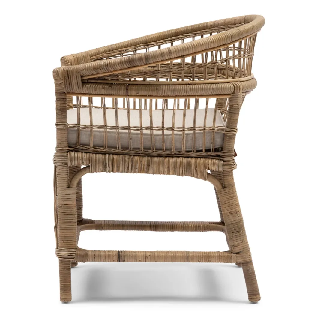 Eetkamerstoel Victoria Falls, Natural, Rattan