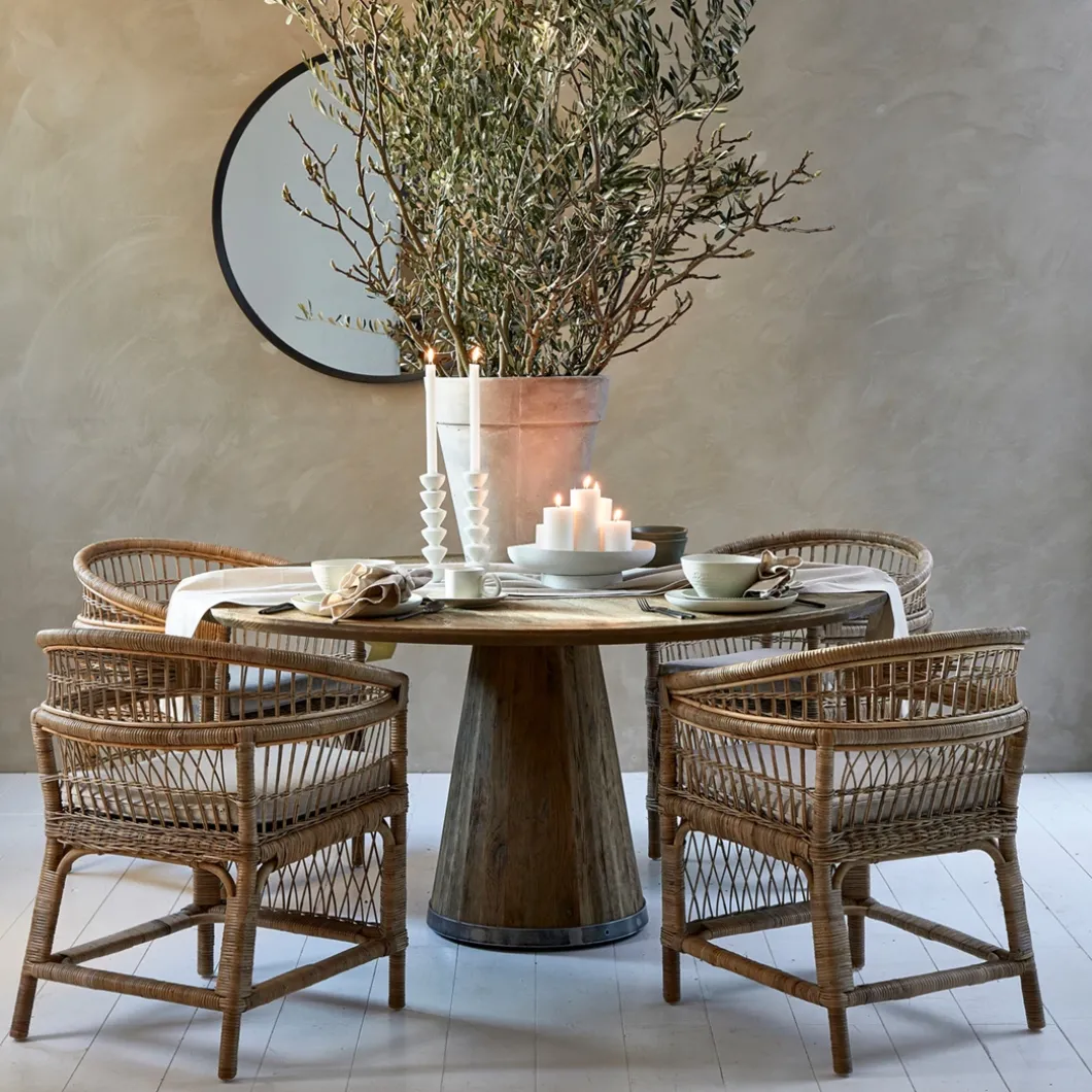 Eetkamerstoel Victoria Falls, Natural, Rattan