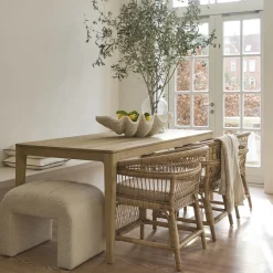 Eetkamerstoel Victoria Falls, Natural, Rattan