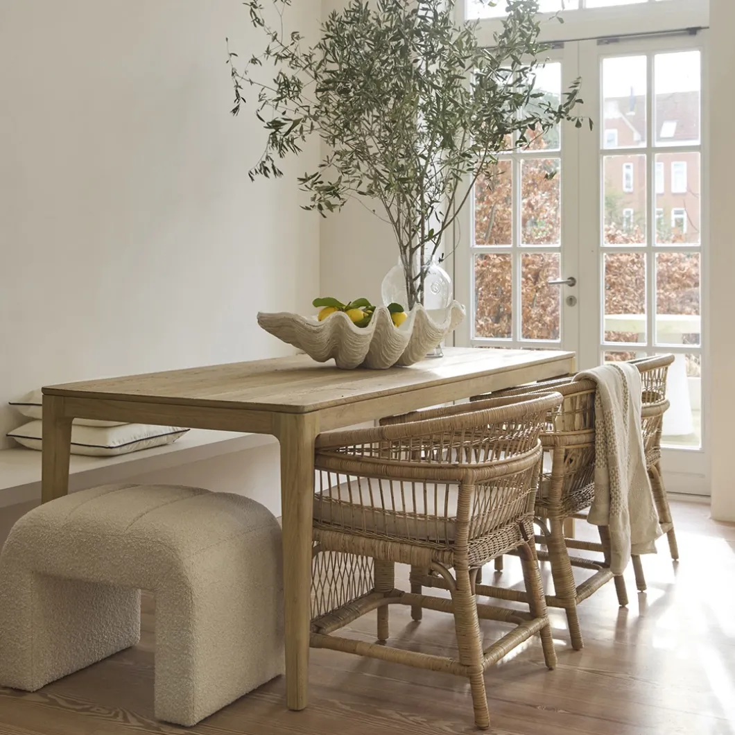 Eetkamerstoel Victoria Falls, Natural, Rattan