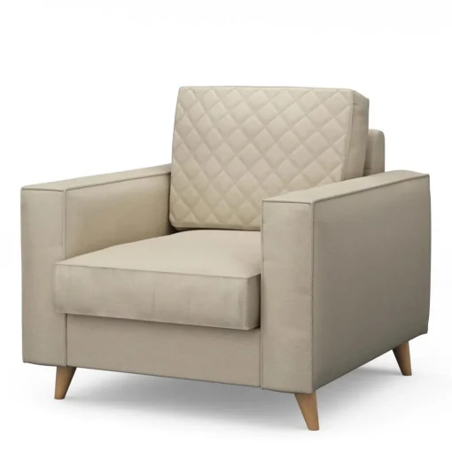 Fauteuil Kendall, Flanders Flax, Oxford Weave