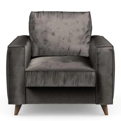Fauteuil Kendall, Grimaldi Grey, Velvet