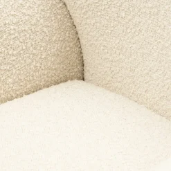 Fauteuil La Contessina, White Sand, Bouclé