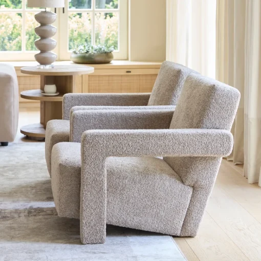 Fauteuil Messina, Bruin