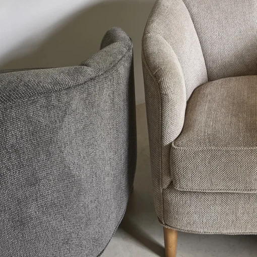 Fauteuil Rue Royal, Mud, Celtic Weave