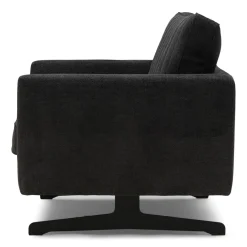 Fauteuil The Camille, Caviar, Celtic Weave