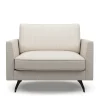 Fauteuil The Camille, Simply White, Bouclé