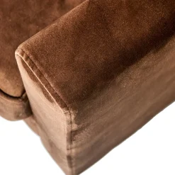 Fauteuil West Houston, Chocolate, Velvet
