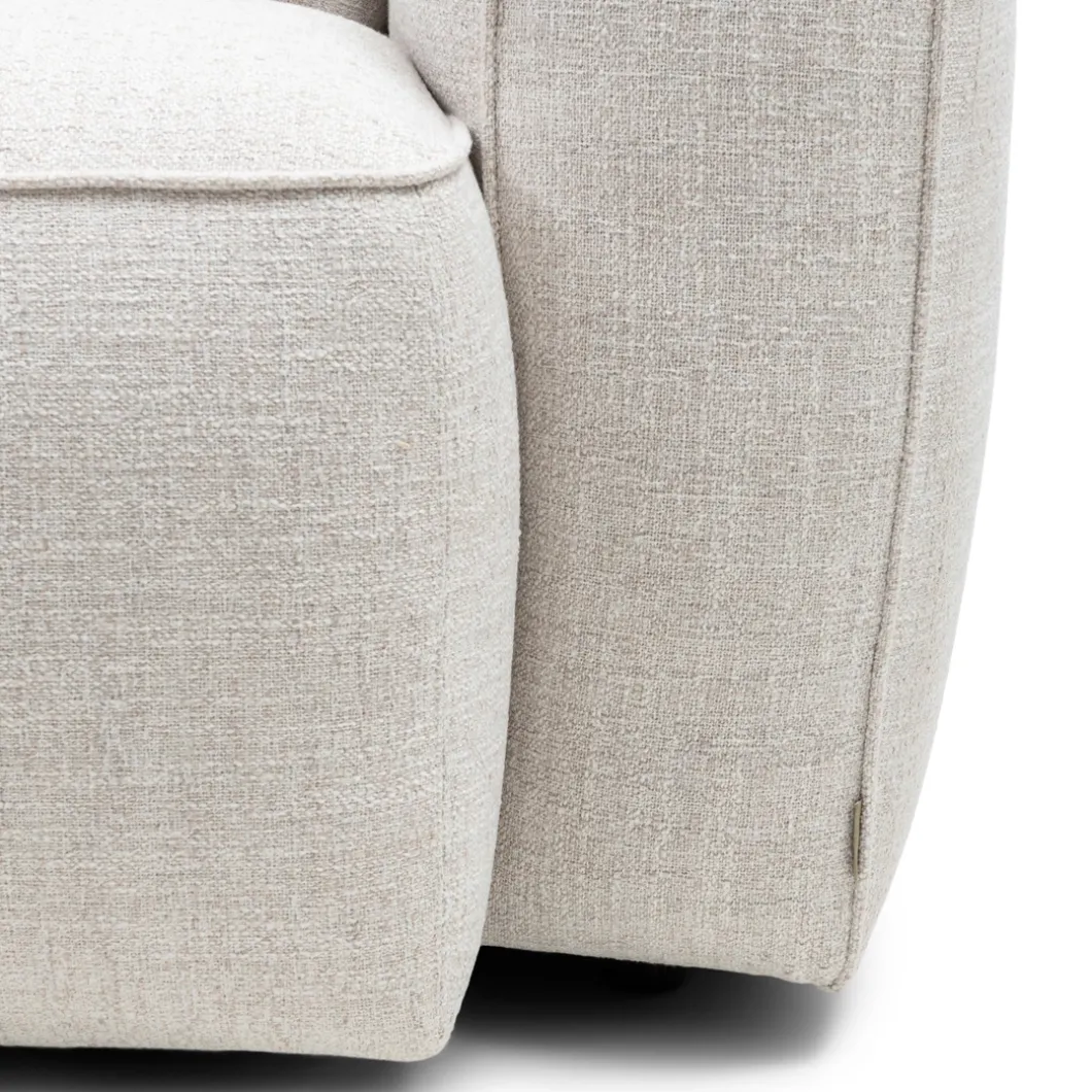 Hamilton chaise longue module, Rechts, Wit