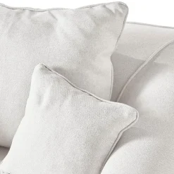 Loveseat Bond Street, Alaskan White, Oxford Weave