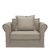 Loveseat Carlton, Anvers Flax, Oxford Weave