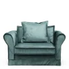 Loveseat Carlton, Mineral Blue, Velvet
