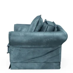 Loveseat Carlton, Petrol, Velvet