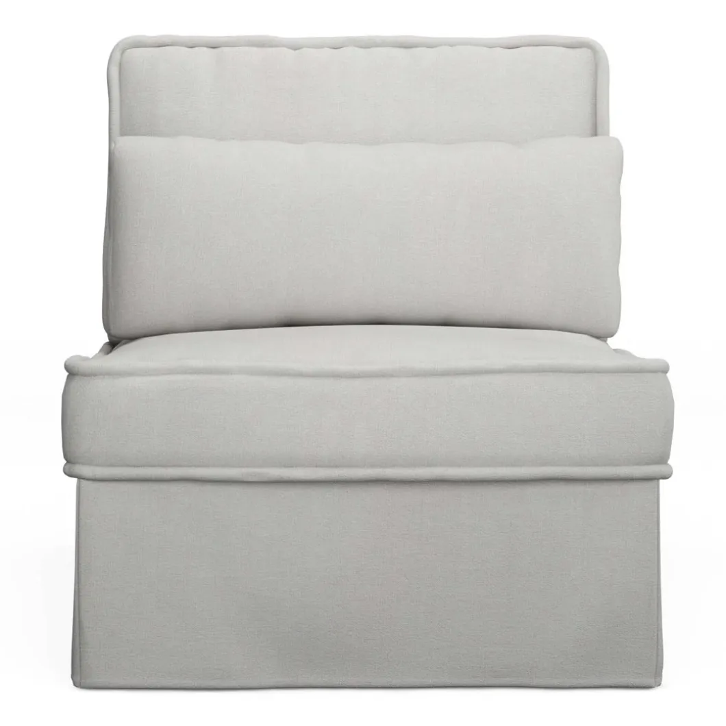 Metropolis Center, washed cotton, ash grey