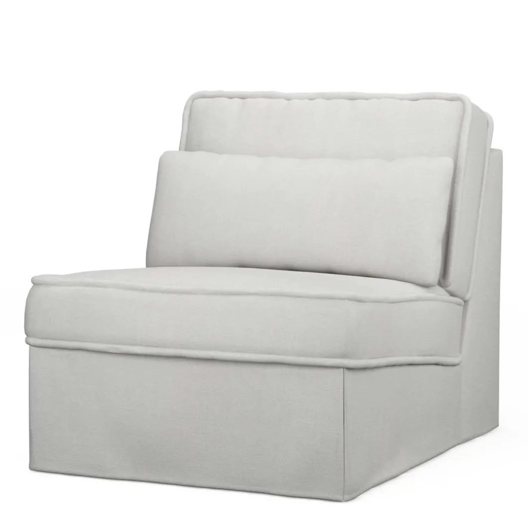 Metropolis Center, washed cotton, ash grey