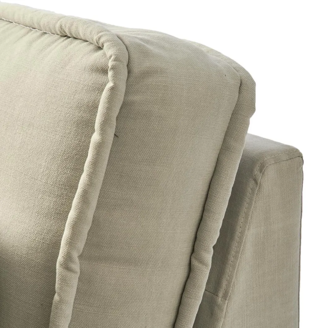 Metropolis Center, washed cotton, ash grey