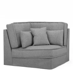 Metropolis Corner, washed cotton, grey