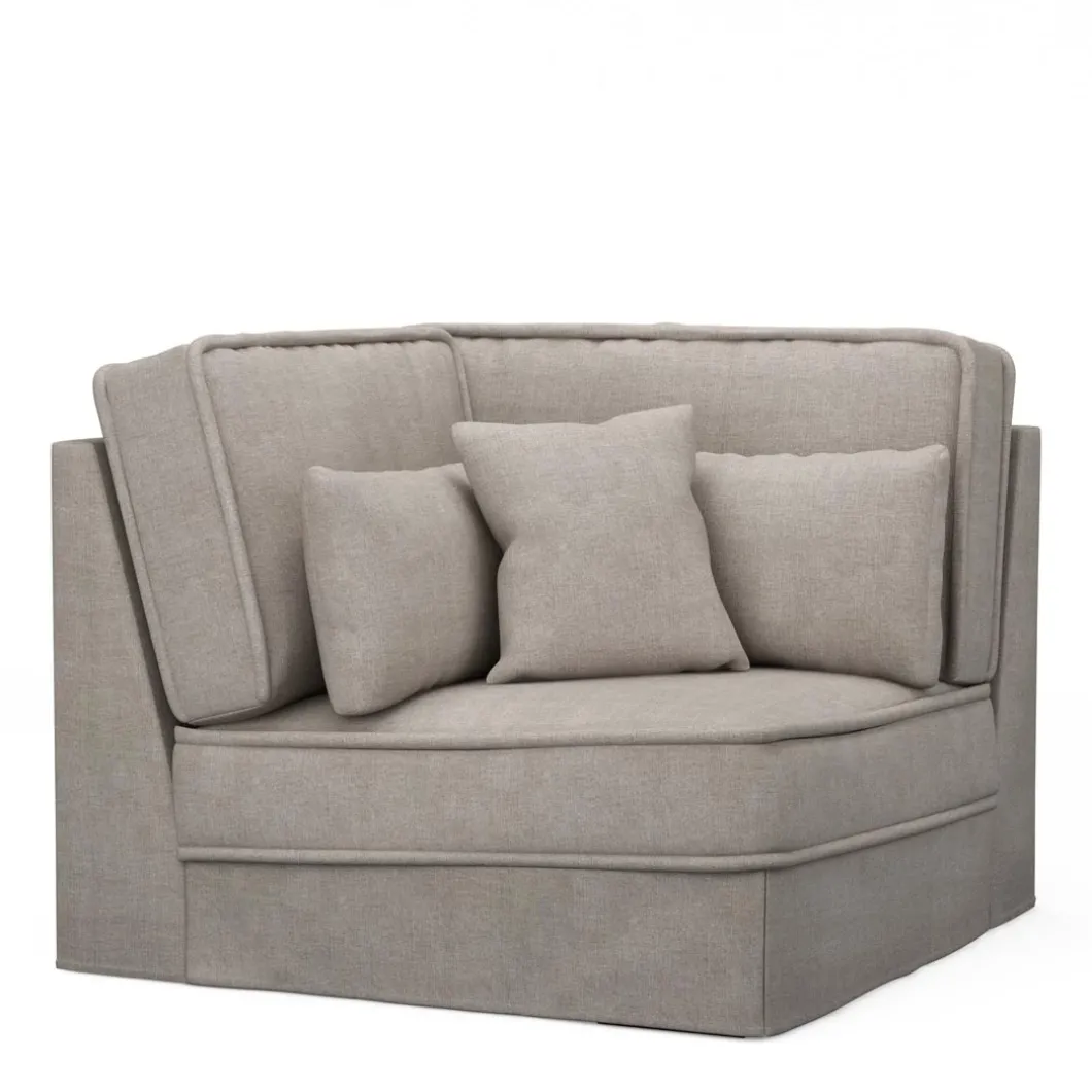 Metropolis Corner, washed cotton, stone