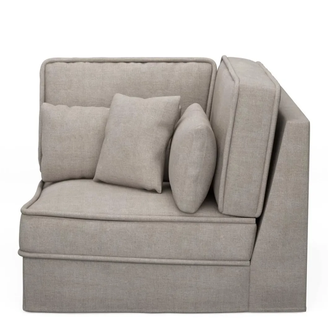 Metropolis Corner, washed cotton, stone